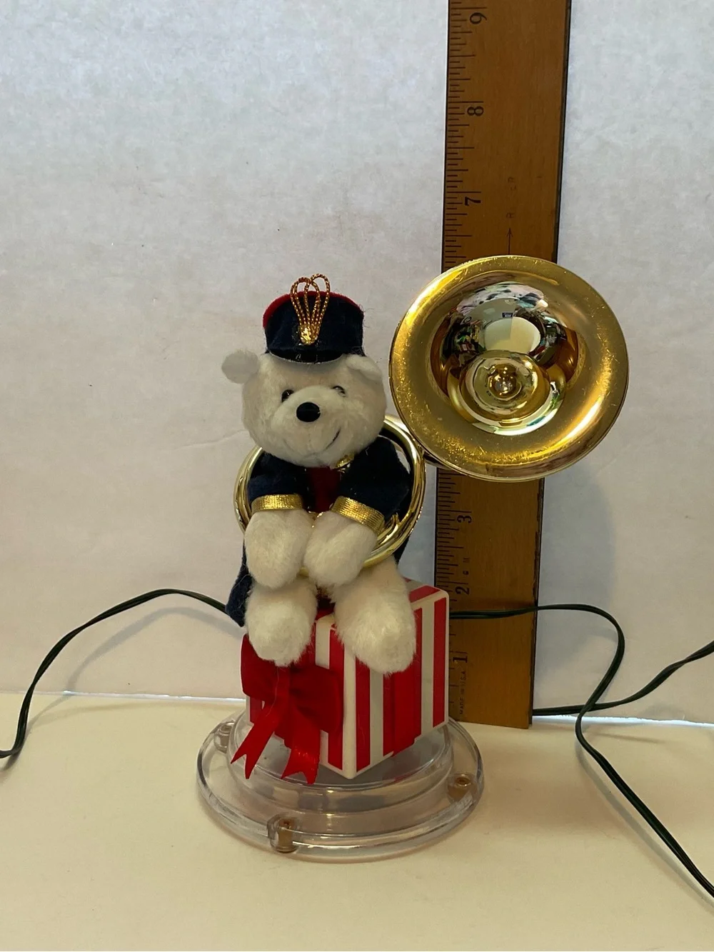 Mr. Christmas Bear Brass Band Musical & Animated Christmas Toy Set